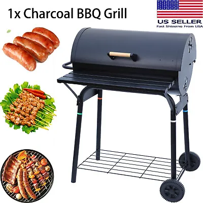 Barbecue BBQ Grill Charcoal Pit Patio Backyard Meat Cooker Smoker Camping Picnic • $133.94
