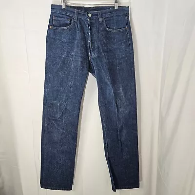 Vintage 1986 Levis 501 Jeans Men Tag 34x34 Act 34x30 Blue USA Made Denim 501-000 • $174.95