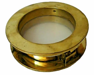 Marine BRASS PORT HOLE / Window / Porthole -  4 INCHES - TOUGHENED GLASS • $49.99