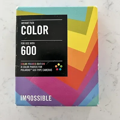 Polaroid Impossible 600 Film Brand New 8 Pack Color Frames • $39.99
