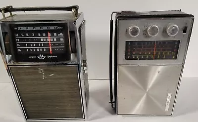  Two Vintage Radios Tested One Works The Other Doesn't  Read Description  • $25