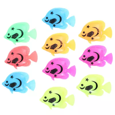 10PCS Fake Pet Fish Plastic Fish Toys Artificial Moving Fish Lifelike • $5.87