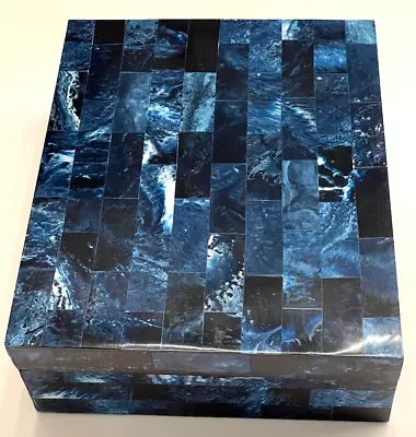 Hand Made Lapis Lazuli Inlay(170 Pieces) Trinket/Jewelry Box • $650