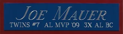 Shane Mack Twins Nameplate For Autographed Signed Baseball-bat-jersey-photo-cap • $8.99
