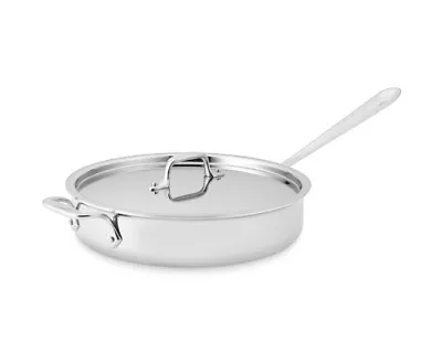 All-Clad 4403 Stainless Steel Tri-Ply/D3  Bonded 3-Quart Saute Pan NO LID (dent) • $49.99