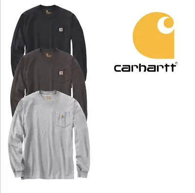 Carhartt Loose Fit Heavyweight Long-Sleeve Pocket T-Shirt Size S-2XL • $27.99