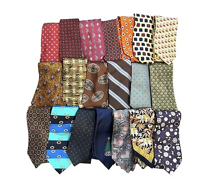 Mens Silk Ties Hermes Dior Gucci Burberry D&G PradaTalbot Brooks Bros Gift • $13