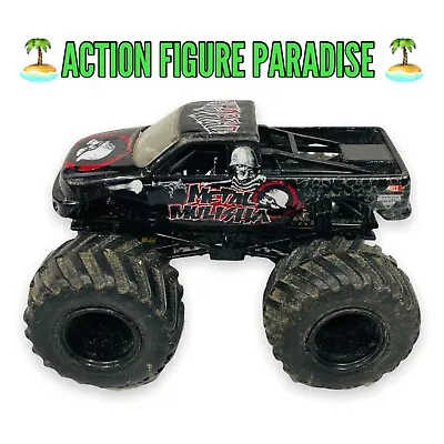 Hot Wheels Monster Jam 1:64 Truck - Metal Mulisha Rare Flat Black Finish • $12.74