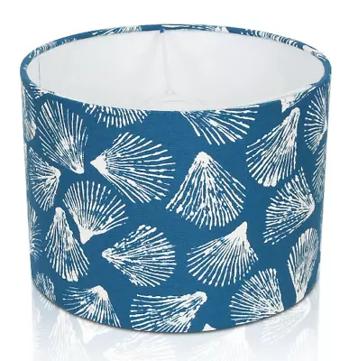 Sandbanks Sea Shells On Ocean Blue Design Lampshade Pendant Ceiling Drum • £28.99