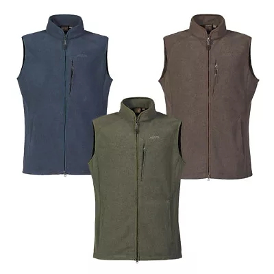 Musto Mens Fenland Polartec Fleece Gilet In Green/Navy/Brown • £89.99