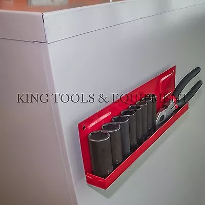New KING 11  Magnetic Socket Tray Holder Organize Hardware & Tool Durable Steel • $15.95