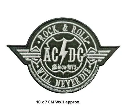 £1.99 • Buy ACDC Rock & Roll Punk Rock Music Iron Embroidered Sew/Iron On Patch Badge N-208