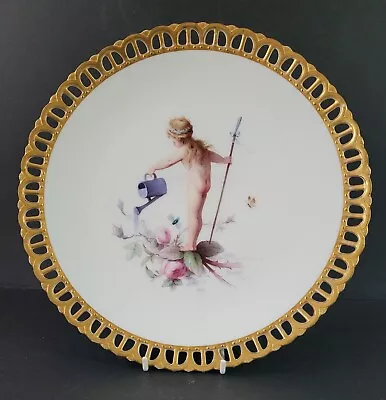 Antonin Boullemier Minton China Cabinet Plate Signed.  24.5cm Diameter • £239