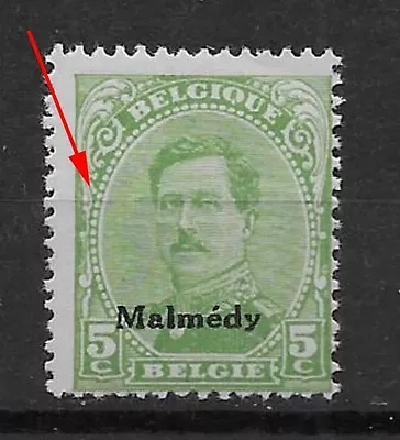 Belgium - MALMEDY - 1920 - COB OC65B* - TYPE IV - MH - • $17.96