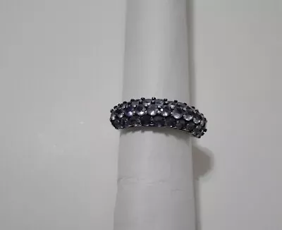 Tanzanite Band Ring 3 Rows 31 Round Gemstones 2.15 CTW Beautiful Ring New  • £96.51