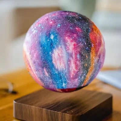 £44.99 • Buy 3D Led Magnetic Levitating Floating Rotating Galaxy Lamp Dimmable Night Light