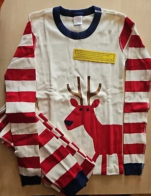 Nwt Hanna Andersson Deer Dear Character Long John Pajamas 130 8 • $32.99