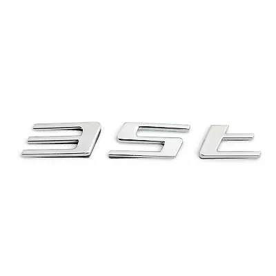 Chrome Letter 20T 25T 35T Car Sticker Auto Rear Decal Emblem Jaguar F-PACE F08 • $11.62