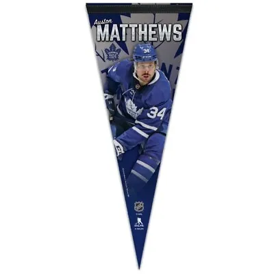 Auston Matthews Toronto Maple Leafs Premium Quality Pennant 12 X30  Banner Nhl • $15.99