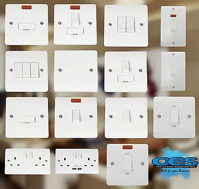 £4.19 • Buy Click Mode White Moulded Light Switches & Sockets - Full Range 20 Year Guarantee