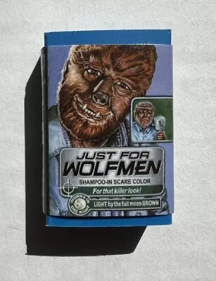 Topps Wacky Packages Erasers Series 1 #24 Just For Wolfmen Just For Men SP RARE • $3.95
