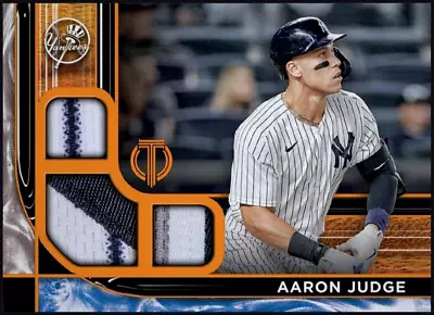 2022 Topps Tribute Triple Relic Jersey Patch RARE MVP- AARON JUDGE Digital Card • $13.99