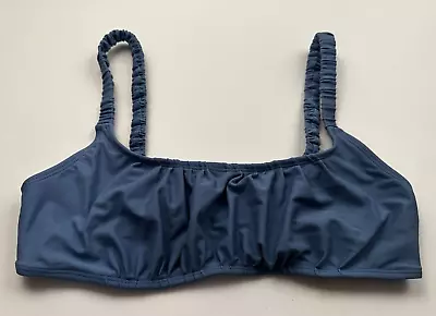 ZAFUL Women's Bralette Swimsuit Top Scrunchie Strap Size S Slate Gray • £7.60