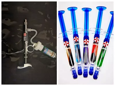 Resident Evil Umbrella Corporation T-Virus Syringe Model Collection Cosplay Prop • $25.42