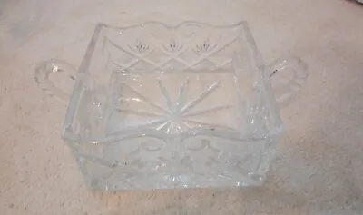 $18.99 • Buy  Shannon  Lead Crystal Square Basket Bowl ~ Beautiful