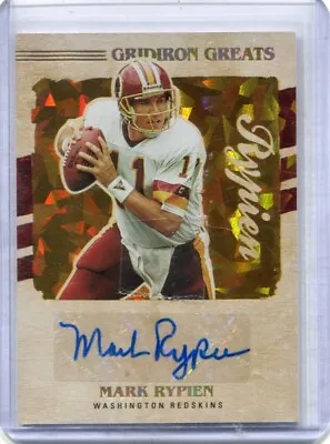 2021 Panini - MARK RYPIEN - Gridiron Greats Autograph - WASHINGTON REDSKINS • $14.99