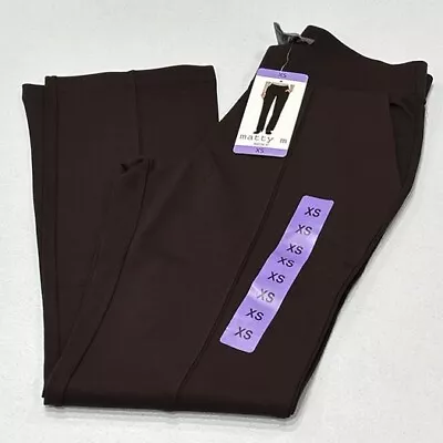 Matty M Women's Comfort Office Dress Pants Size XS Espresso • $21.95