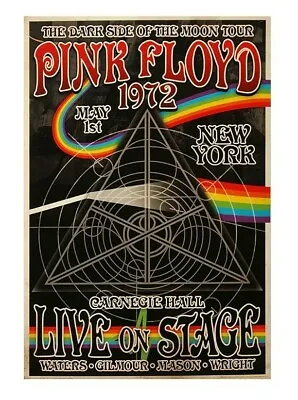 New Axe Heaven Pink Floyd Dark Side Of The Moon Tour - Colorful Wall Poster • $8.95