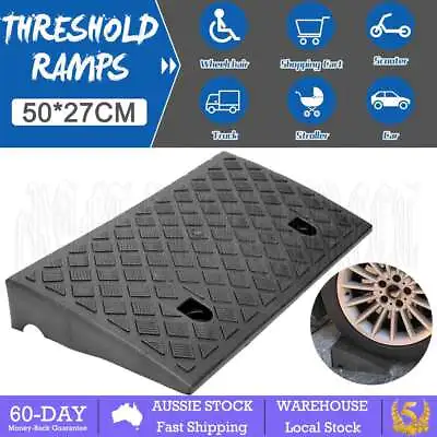 Heavy Duty Kerb Curb Ramp Threshold Ramps For Car Truck Wheelchair Motorbike New • $20.55