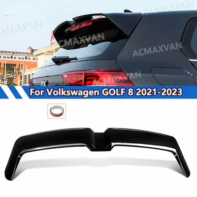 Oettinger Style For VW Golf 8 MK8 GTI 2022-24 Rear Roof Spoiler Wing Gloss Black • $109.99