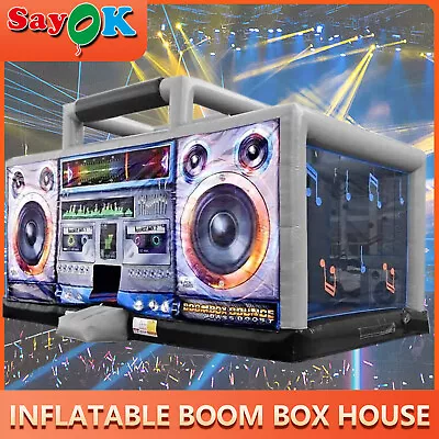 5m Inflatable Boom Box Bounce House Jumping Bouncy Castle Moon Walk Bounce House • $2399