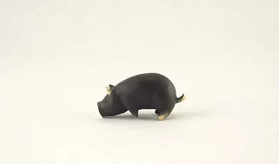 Werkstätte Karl HAGENAUER Cute Pig Vienna Brass 1930 Design Bronze Austria • £74.23