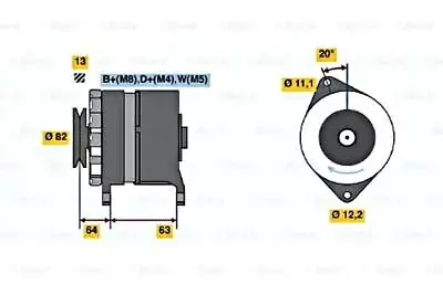 $381.20 • Buy BOSCH Alternator For IRISBUS DAF IVECO MERCEDES RENAULT VOLVO 83-15 0986039130