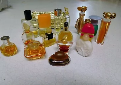 Vintage Small Perfume Bottles - Lot Of 17 • $9.29