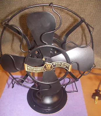 Westinghouse Electric Whirlwind Style Fan Circa 1917 280598 • $250