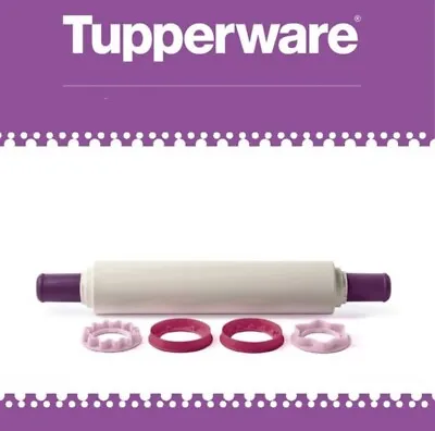 £24 • Buy * TUPPERWARE Rolling Pin Adjusters And Cookie Cutters - New