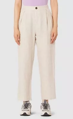 Gorman Greta Linen Pants In Oatmeal Size 10 • $30