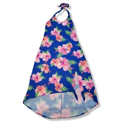 Ocean Pacific Dress Size Medium 7-9 OP Cover Up Swimwear Swim Hawaiian Floral • £22.93
