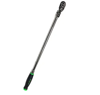 NEW Snap-on 1/2  Drive 25  Long Handled Dual 80 Tech Flex Head Ratchet SHLF80AG • $265