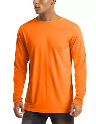 UPF50+ Mens Outdoor Fishing Hoodie Sun Block Skin Protection Long Sleeve T-Shirt • $16.13