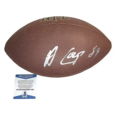 Amari Cooper Cleveland Browns Signed Football Dallas Cowboys Alabama Beckett COA • £161.37