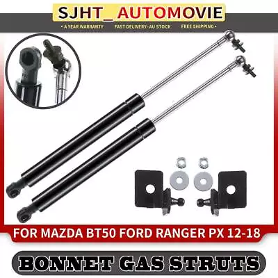 2x Hood Gas Struts Damper Kit Bonnet For Mazda BT50 Ford Ranger PX 2012-2018 • $27.99