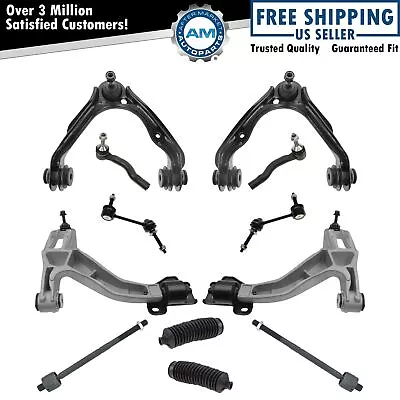 12 Piece Steering & Suspension Kit Control Arms Tie Rods Sway Bar End Links New • $402.88