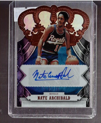 $22 • Buy 2017-2018 Crown Royale Nate Archibald Auto #/75