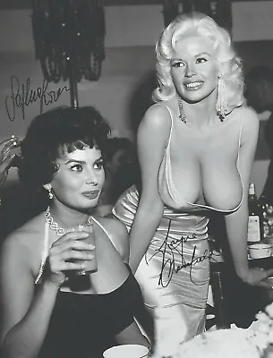 Jayne Mansfield 8.5x11 Sophia Loren Autograph Signed Photo Signature Reprint • $9.95