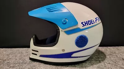 SHOEI Vintage 1991 Cosmic FX-1 Off Road Motocross Motorcycle Helmet ~ Size M • $100